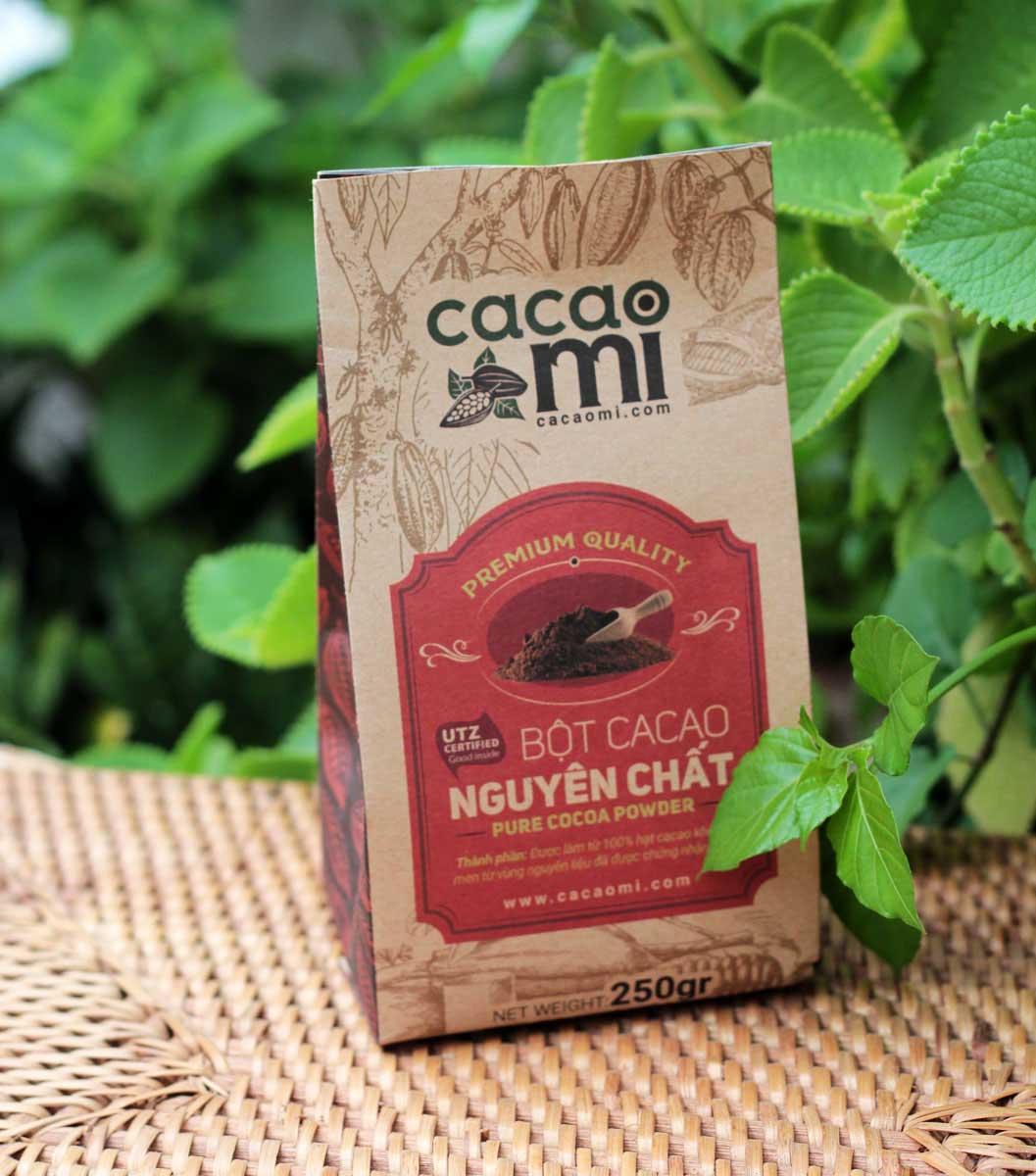 túi cacao nguyên chất