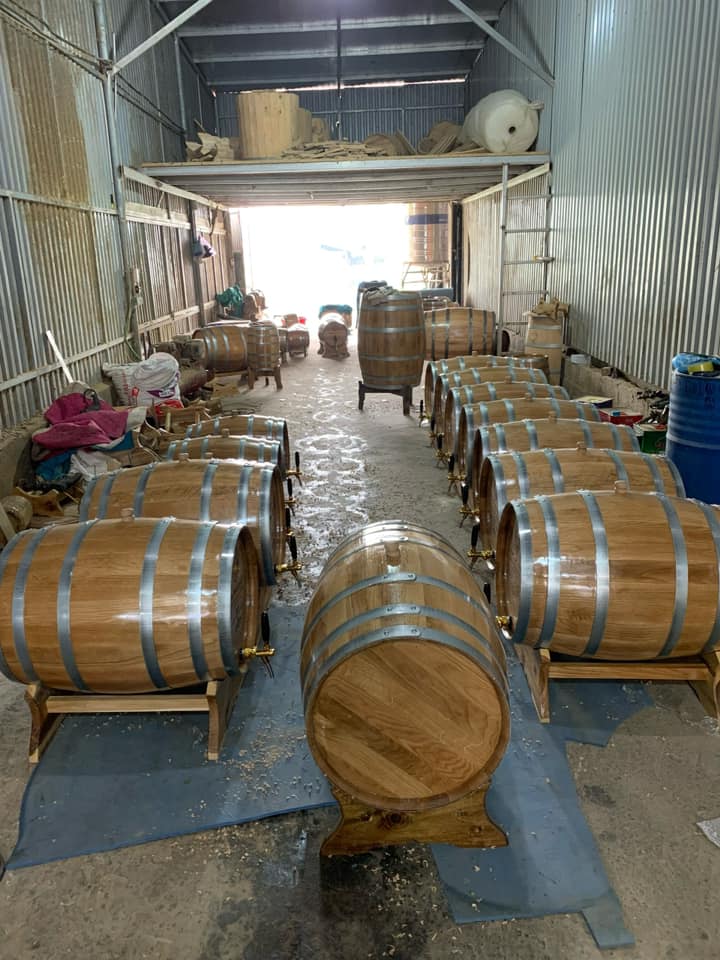 Quy trình sản xuất rượu gỗ sồi 